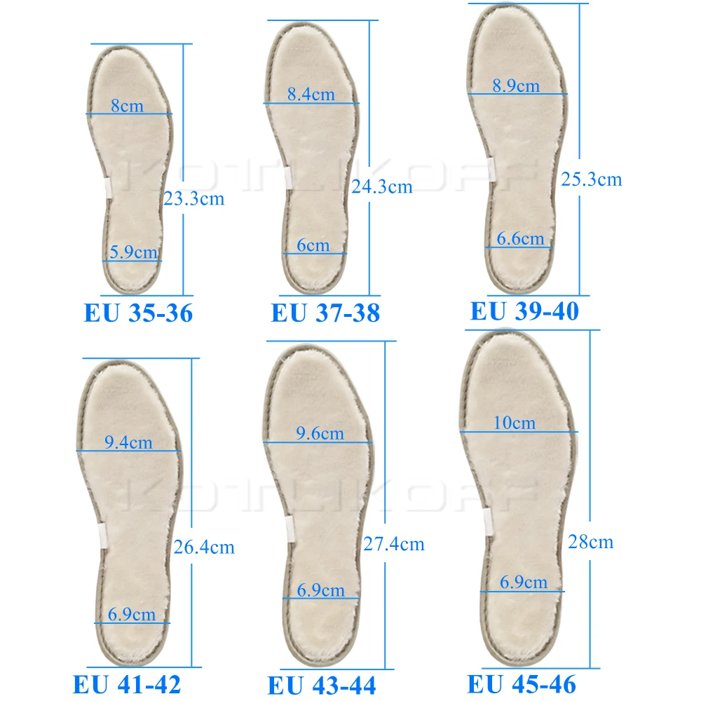 KOTLIKOFF Warm Insoles Heated Keep Warm Winter Shoes Sole Sport Shoes Women Insert Cashmere Thermal Insoles For Snow Boots images - 6