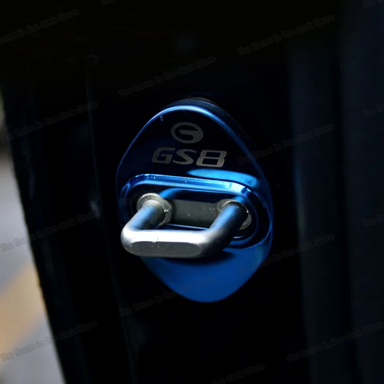 Lsrtw2017 нержавеющая сталь замок для двери автомобиля пряжка крышка Trumpchi Gs7 Gs8 2017 2018