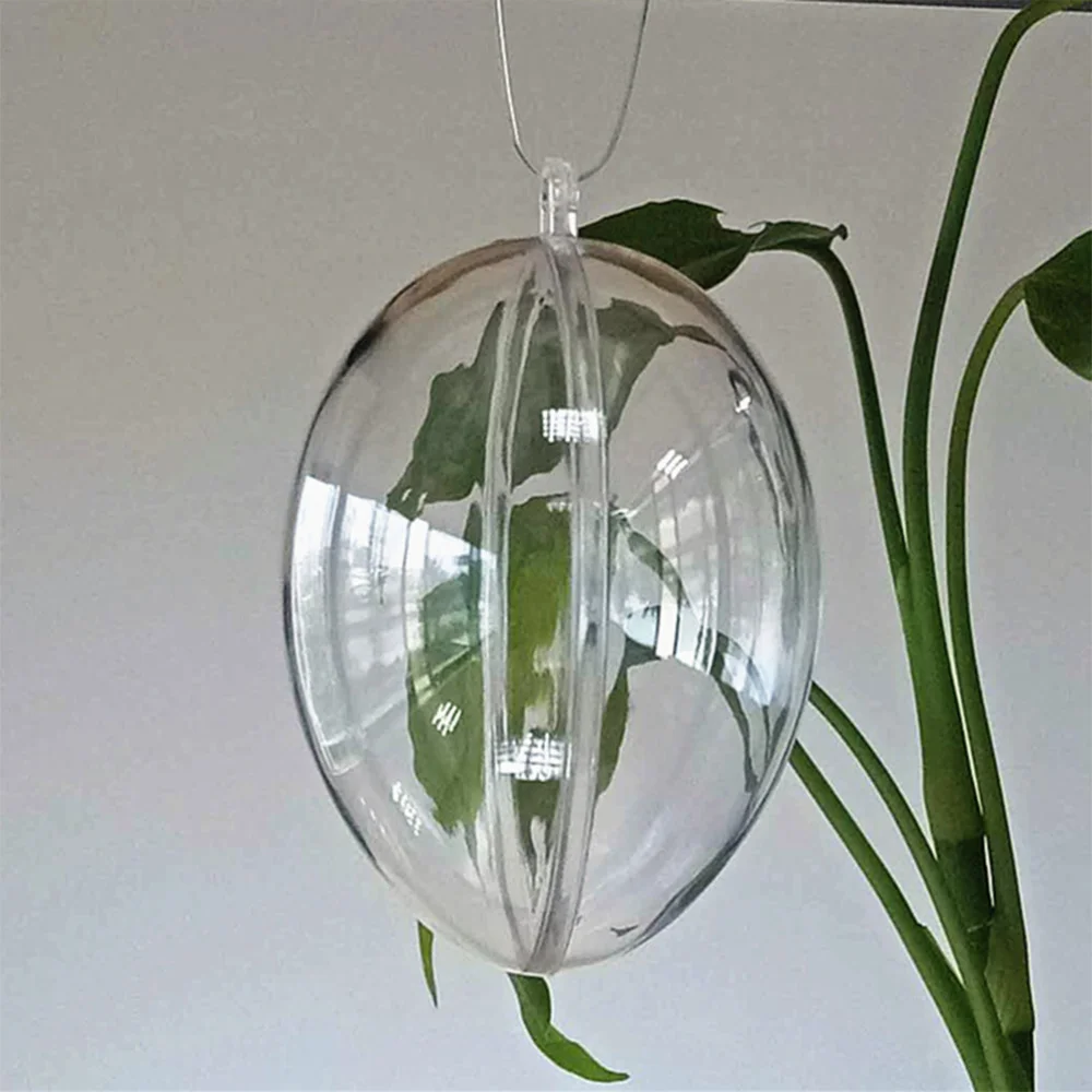 

10Pcs Creative and Funny Easter Egg Box Transparent Egg Box Decorated Party Supply