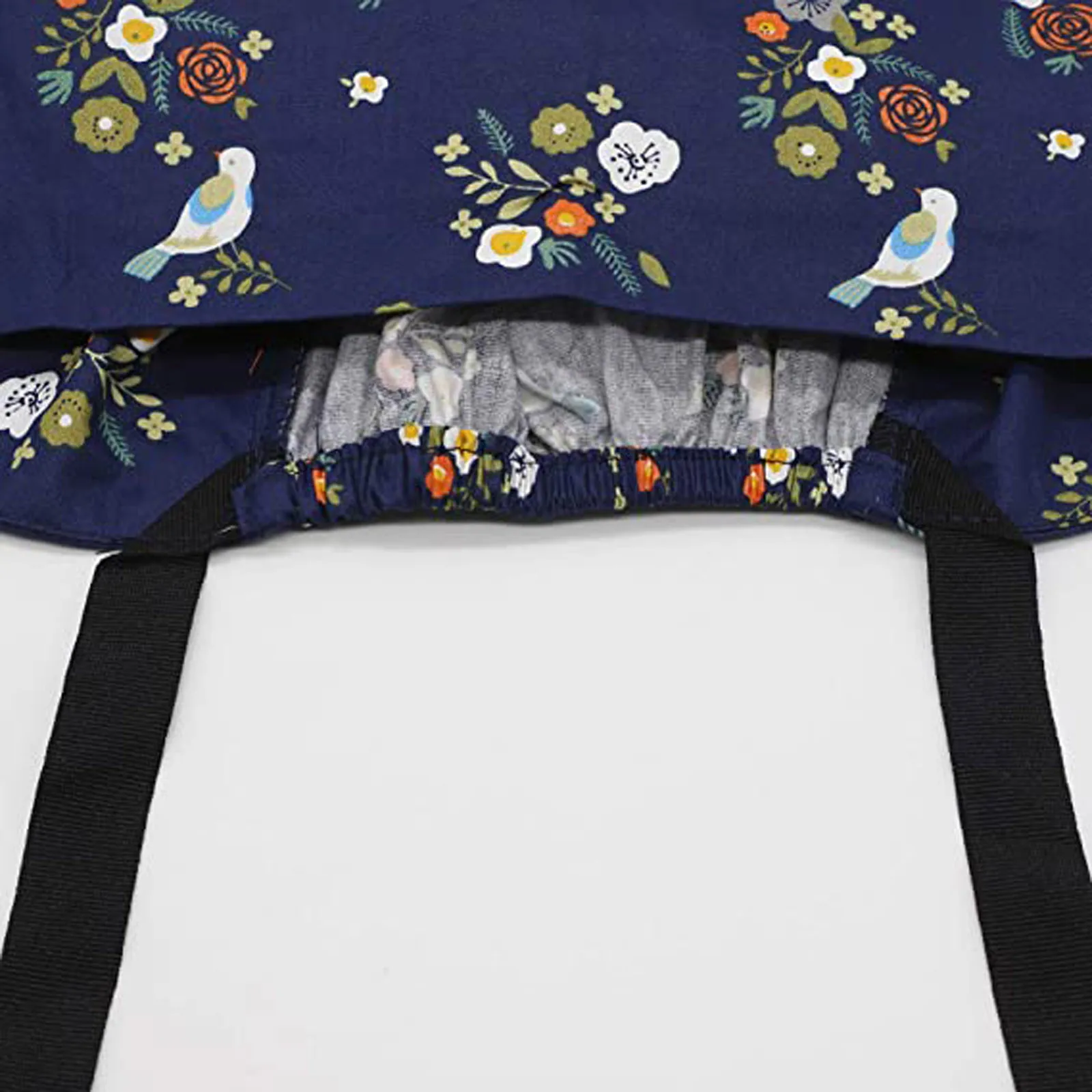 

Solid Color Women Flowers Pattern Cap With Buttons Lace-up Scrub Bouffant Hat For Bouffant Headwear Clothing Accessories #W5