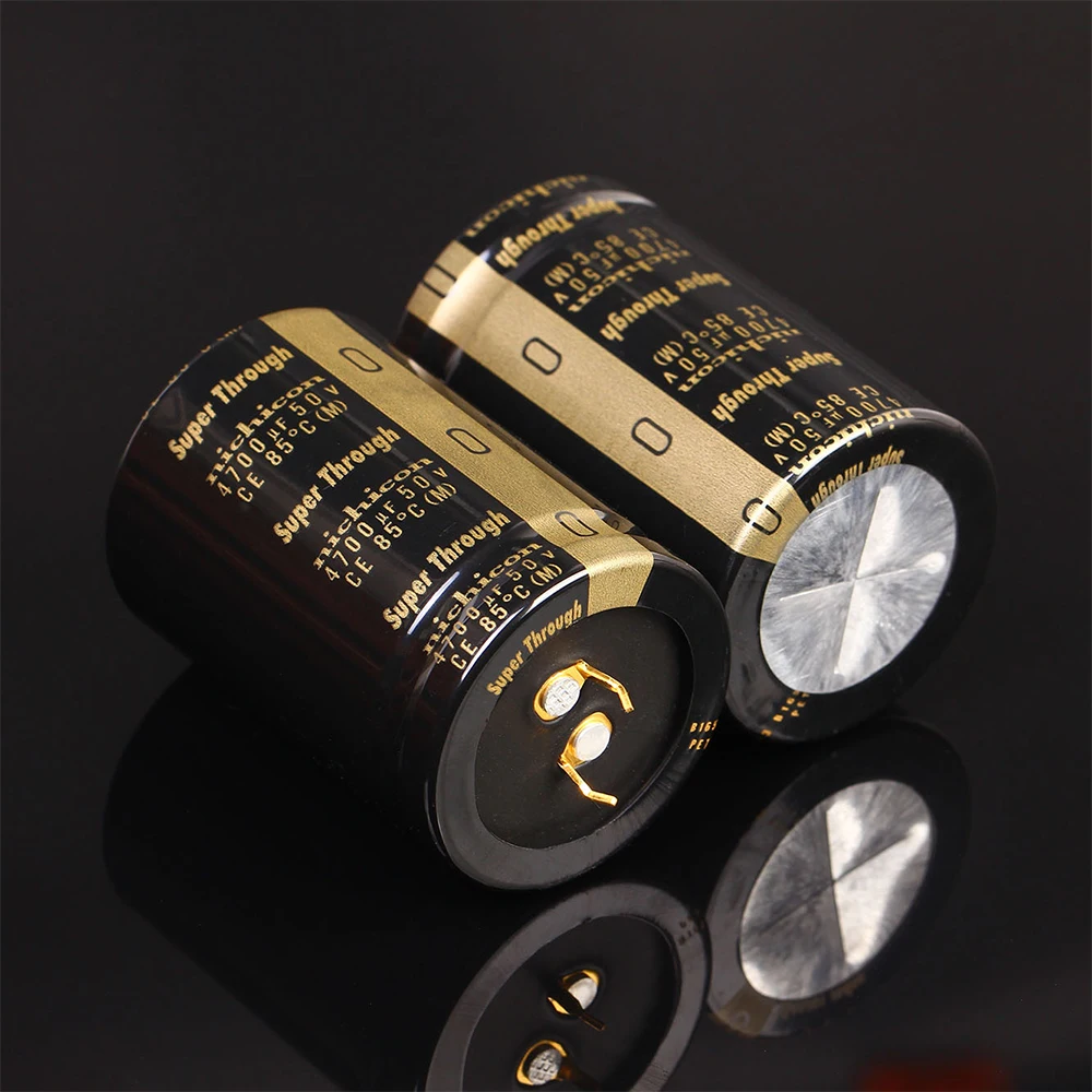 Суперпроницаемый электролитический конденсатор Nichicon KG с позолоченными медными