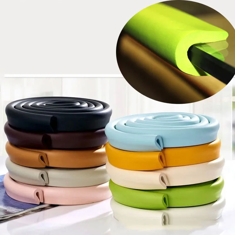 

U-образная детская защита для углов, детская защита для углов 2 метра, защита детских углов, утолщенное защитное оборудование, защитная кромк...