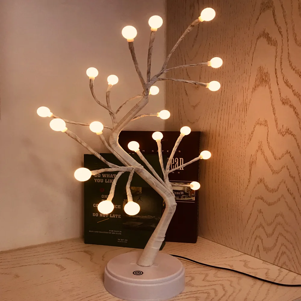 

DIY Bonsai Tree Light LED Copper Wire Tree Lights Battery and USB Operated for Home Bedroom Indoor Wedding Party Decoration