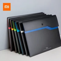 from xiaomi fizz filing product a4 file holder organizer 2 layer large capacity document bag business briefcase office supply