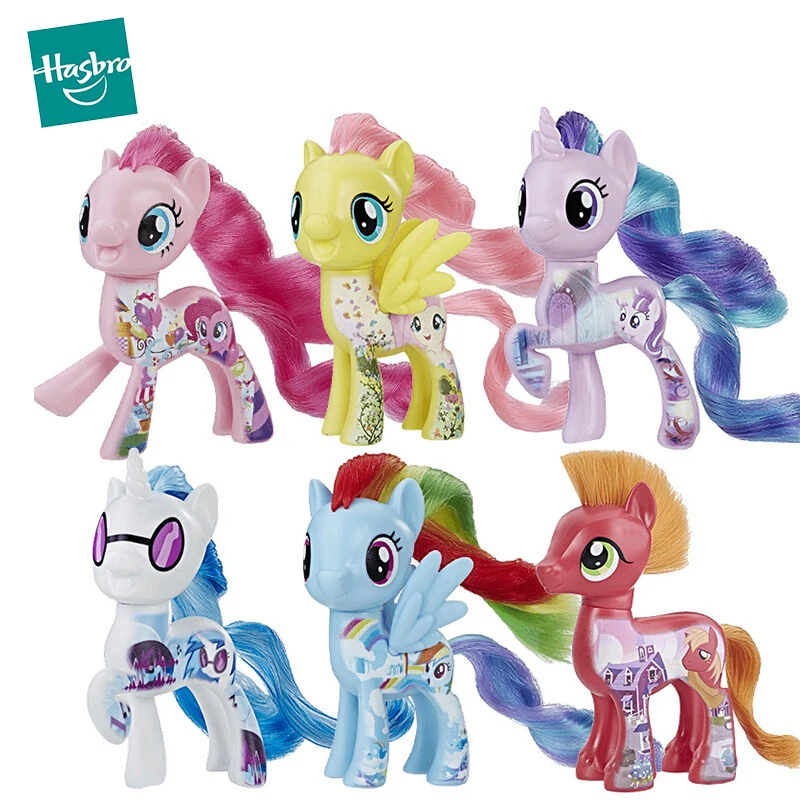 My Little Pony Дружба Волшебные Аниме Фигурки игрушки Радуга флюттерши тире Пинки