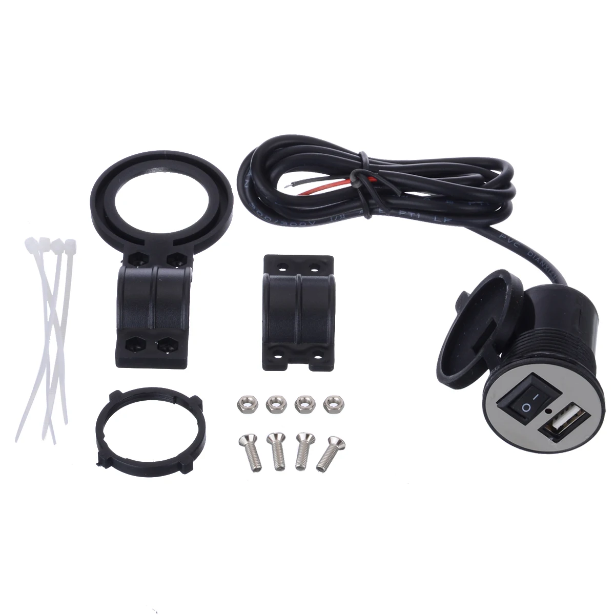 Водонепроницаемый Автомобильный мотоцикл велосипед USB зарядное устройство для