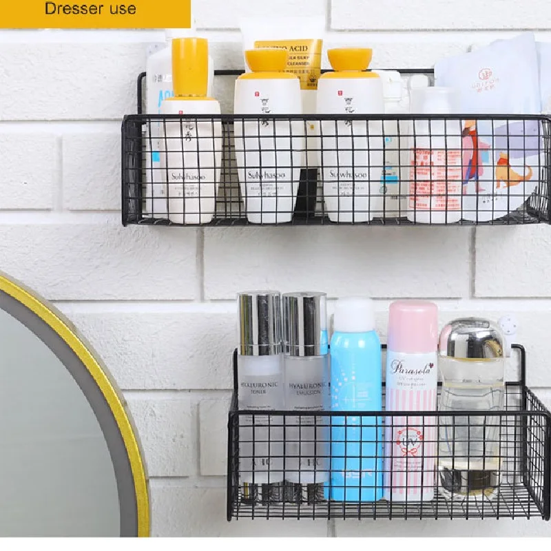 Полка Для Ванной комнаты без перфорации Полки хранения шампуня душа органайзер