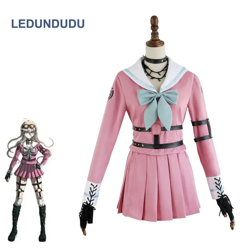 

Игра Danganronpa V3: убийство гармонии Iruma Miu Rabbit косплей костюм для женщин и девочек необычный Школьный костюм JK для Хэллоуина