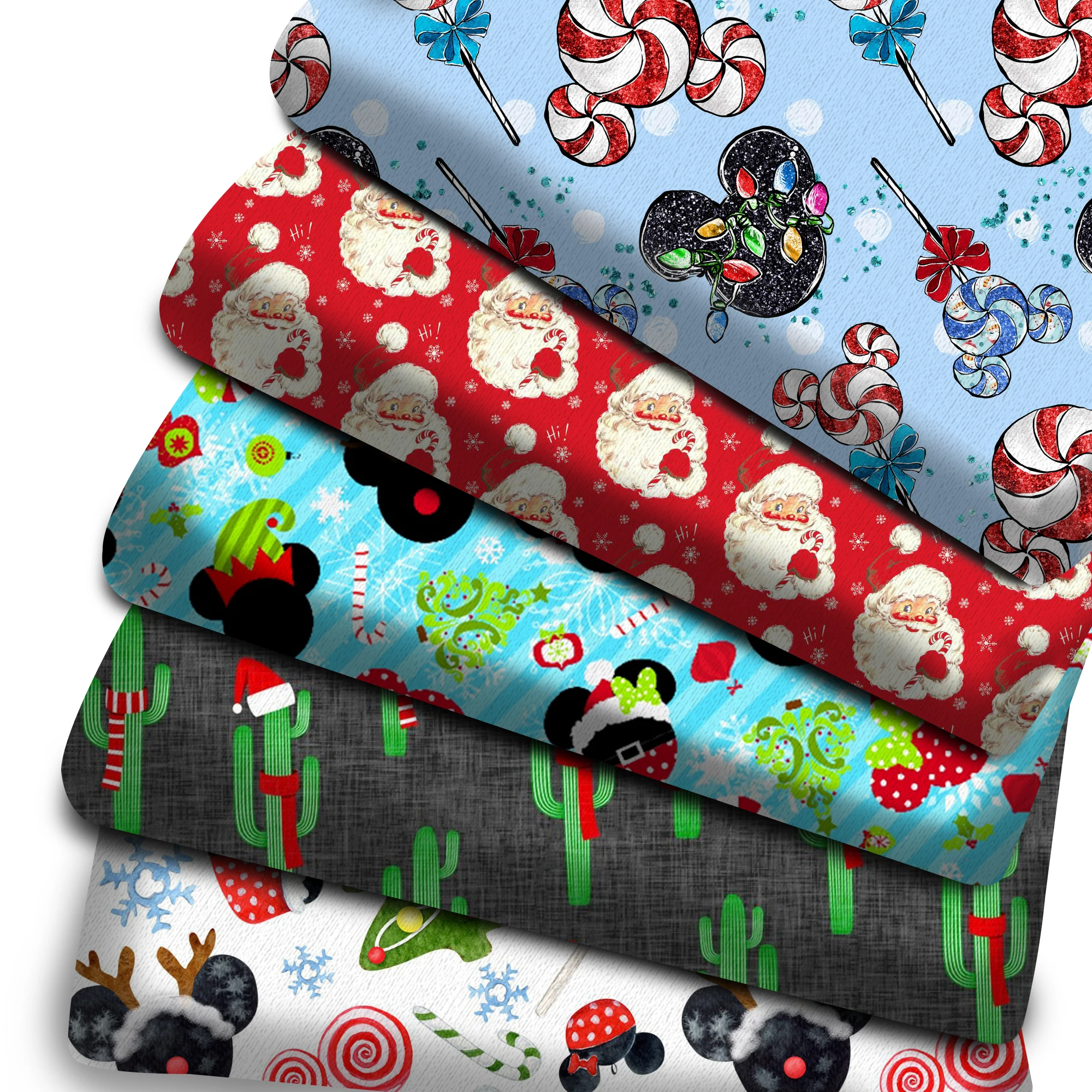 

50*145cm Christmas Snowman Printed Polyester Cotton/Pure Cotton Fabric for Tissue Sewing Quilting Fabrics Needlework DIY