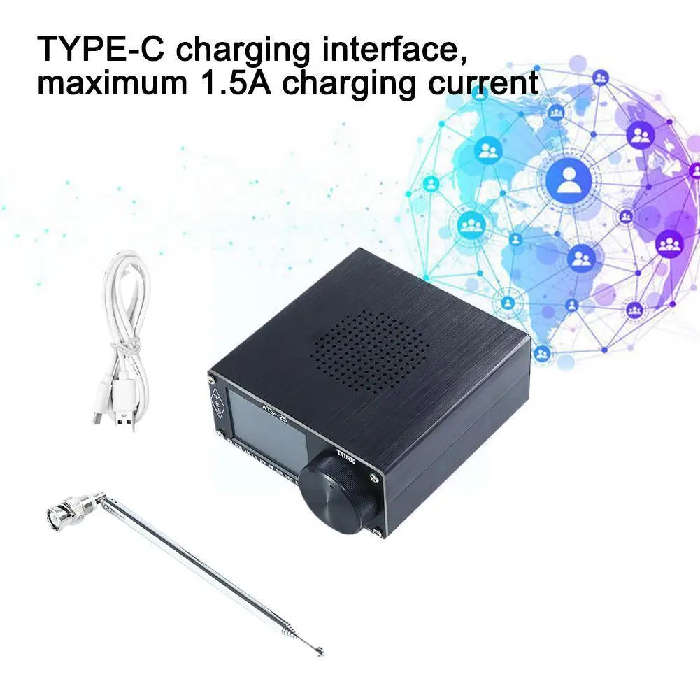 

Si4732 Full-Band Radio Receiver Support FM LW MW SSB Screen inch 2.4 Receiver B0H0