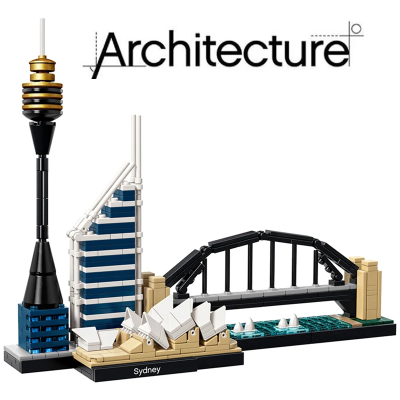 10676 архитектурные строительные наборы Сиднейский оперный театр башня мост