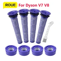 roue pre filters and hepa post filters replacements compatible dyson v8 and v7 cordless vacuum cleaners robor vacuum cleaner