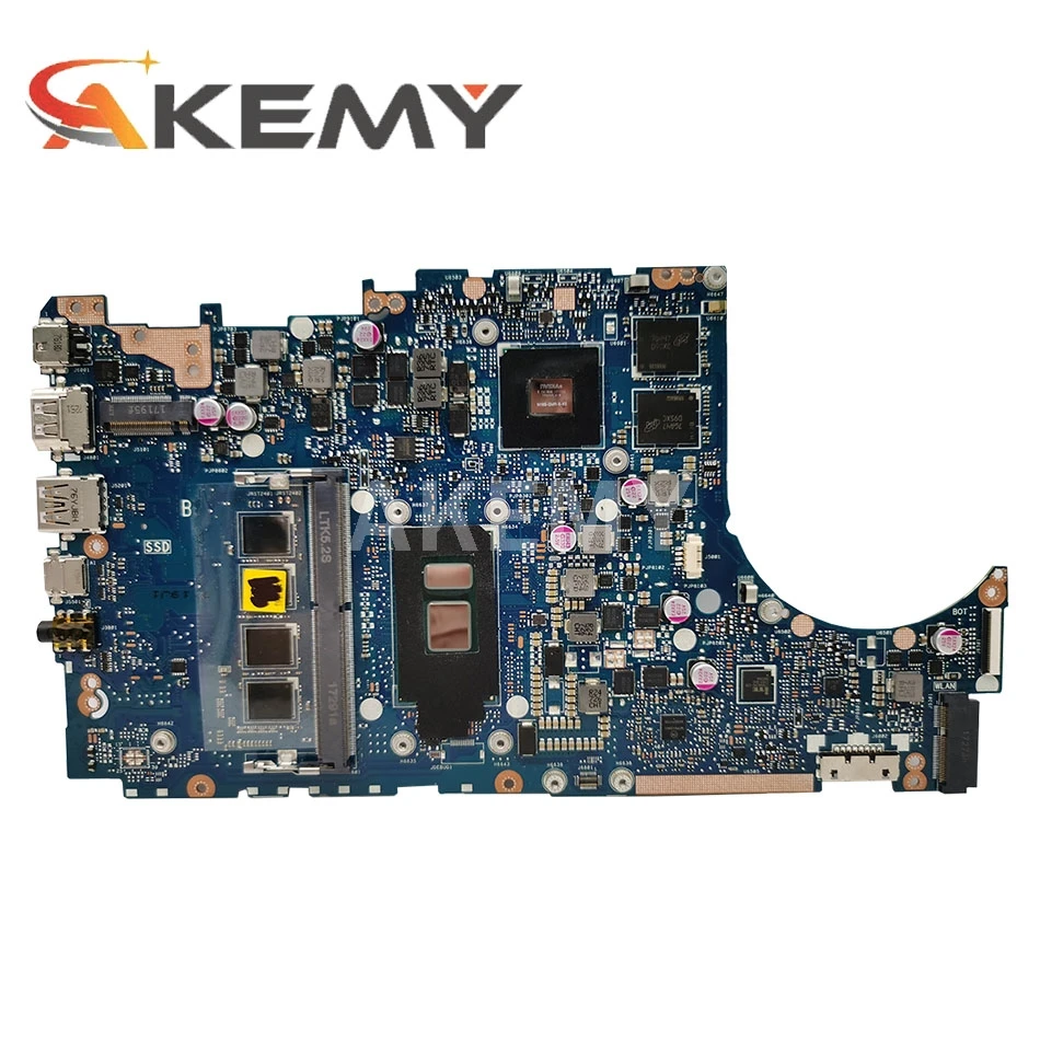 new tp410ur 8gb rami3 7100u geforce930mx motherboard for asus vivobook flip 14 tp410ur tp410u laotop mainboard motherboard free global shipping