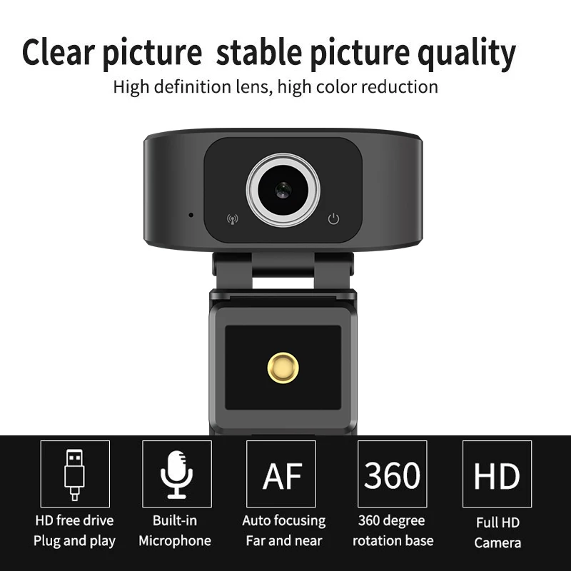 COFORCARE USB веб камера HD 1080P PC двойной микрофон Автофокус для Skype Android TV камера|Камеры