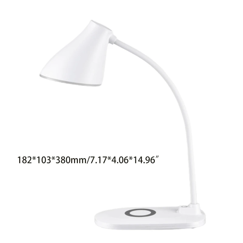 

A9LC Bedside Lamp Battery operated LED Desk Lamp with Touch Control Eye-Caring Reading Light for Kids Adults Home Dorm