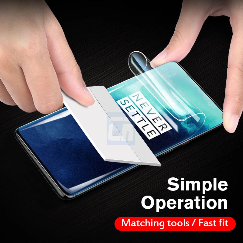 

3pcs no fingerprint matte screen protector for oneplus 9 8 7 pro hydrogel film for oneplus nord 6t 7t 8t frosted protective film