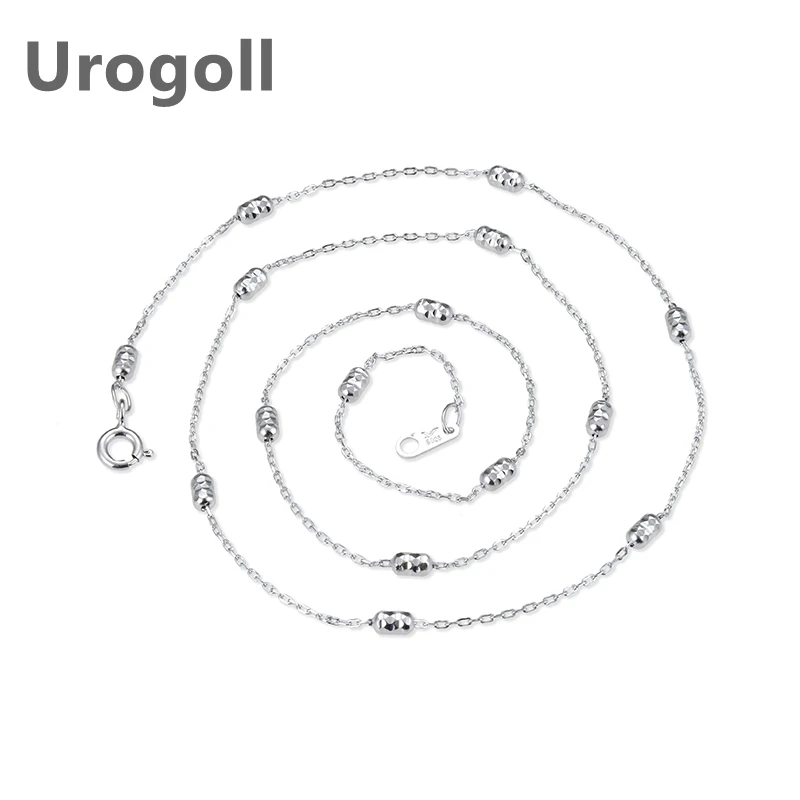 

Модные женские ювелирные изделия из стерлингового серебра 925 пробы, цепочки из серебра 925 пробы, ожерелья для девушек, подарок, о-образное ож...