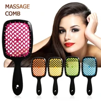 1pcs professional hair massage comb salon hair care styling tool anti tangle anti static hairbrush head massager comb