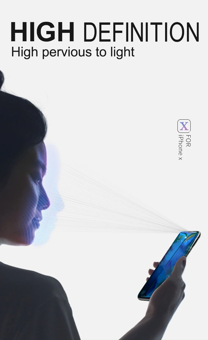 20D нано жидкое полное покрытие Защитное стекло для iPhone 7 8 6 Plus Защита экрана для X XR XS Max 11 pro УФ Закаленное стекло пленка