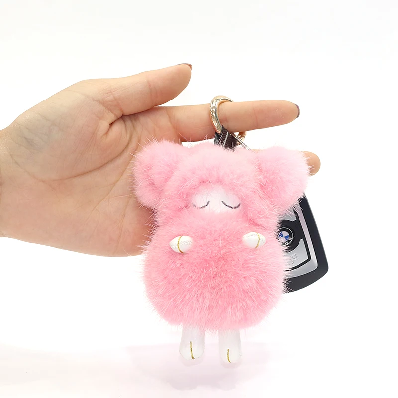 Новинка 2019 горячая Распродажа кулон из натурального меха норки Спящая красавица