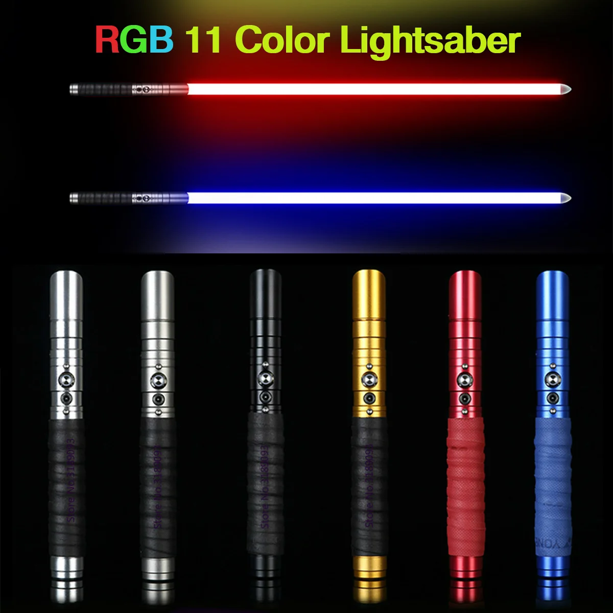 Световой меч RGB металлический лазерный со светодиодсветильник кой светящиеся