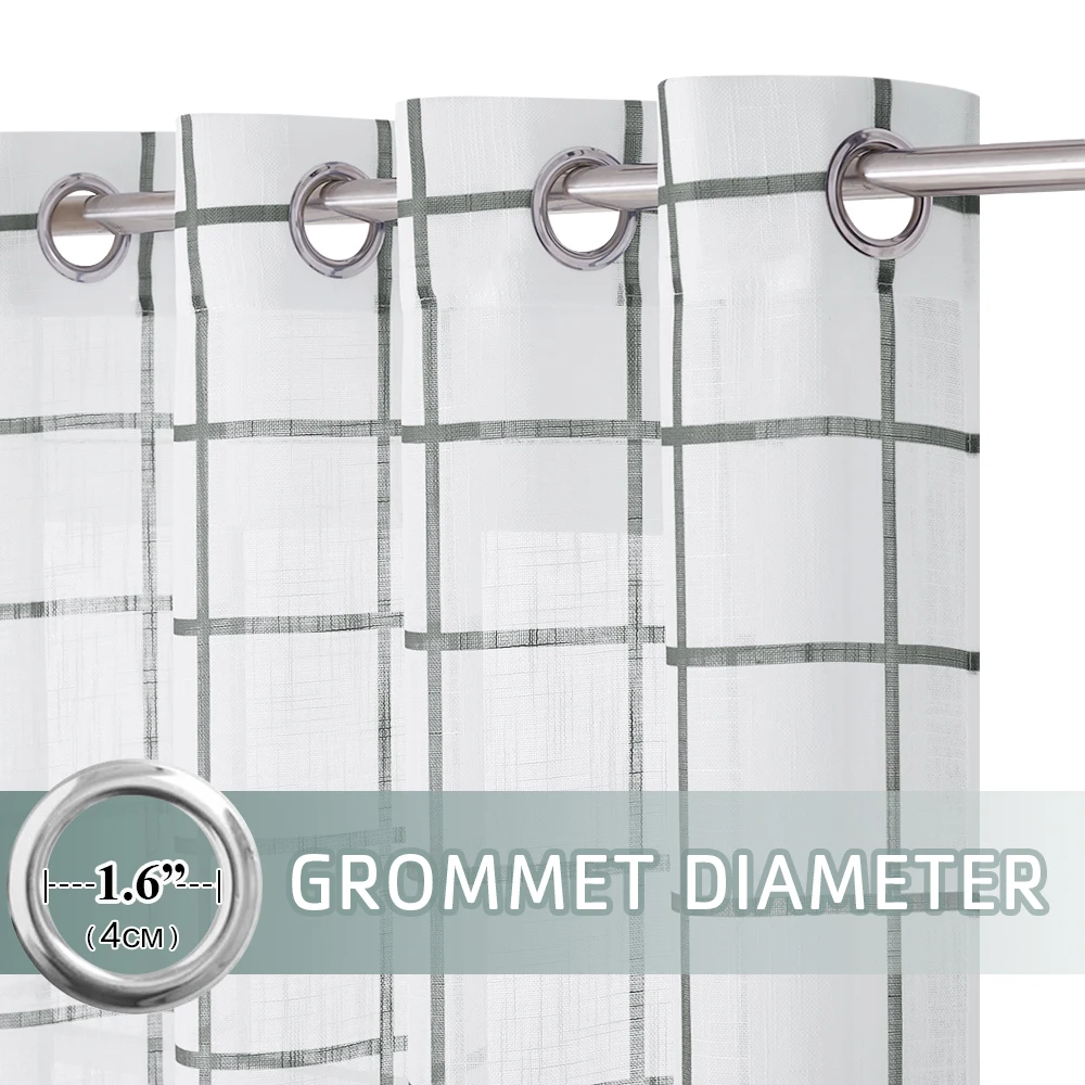 1 шт. шторы в клетку для гостиной спальни окон офиса|Занавески| |