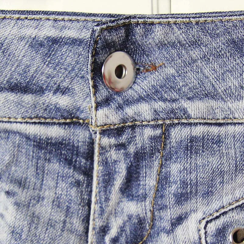 Шорты женские джинсовые на шнуровке винтажные пикантные бандажные стринги