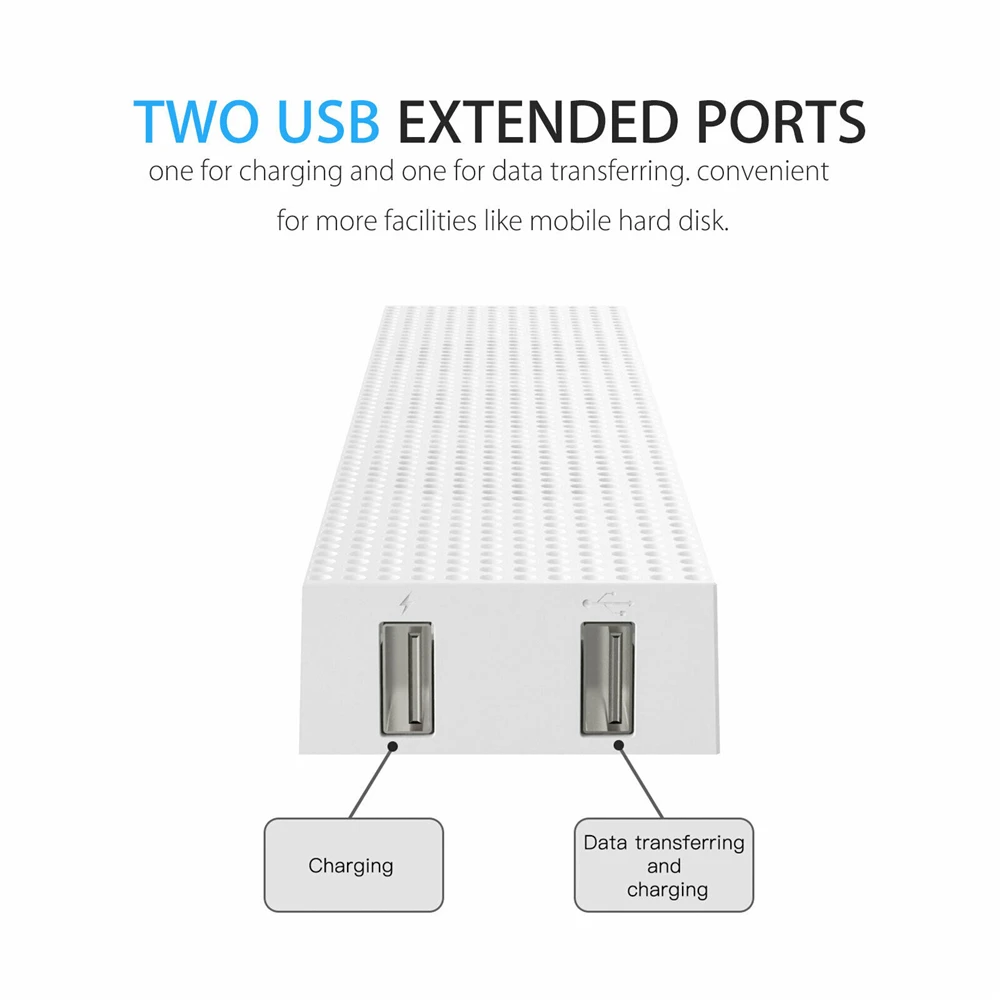 Охлаждающий вентилятор для Xbox One S с 2 портами USB и 3 H/L регулировкой скорости