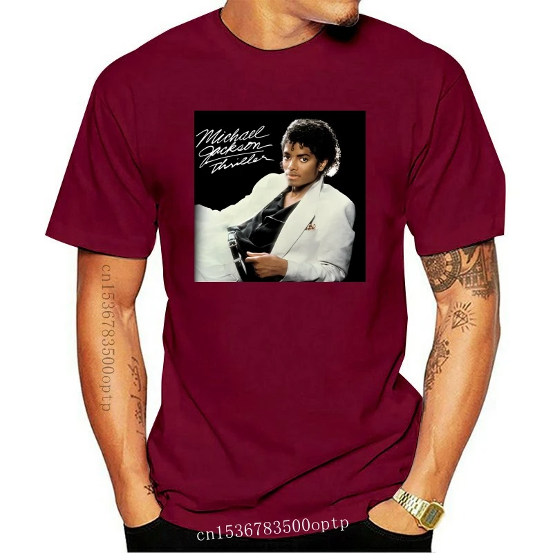 

Новинка 2021 Майкл Джексон, триллер классический 1982 альбом Мужская Ретро Винтажная Футболка