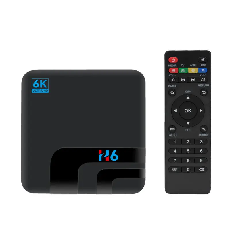 Акция H6 4G Sim 4 ГБ 32 Смарт ТВ приставка Android 8 1 6K Allwinner телеприставка 2 Wifi Bluetooth 0 Usb3.0