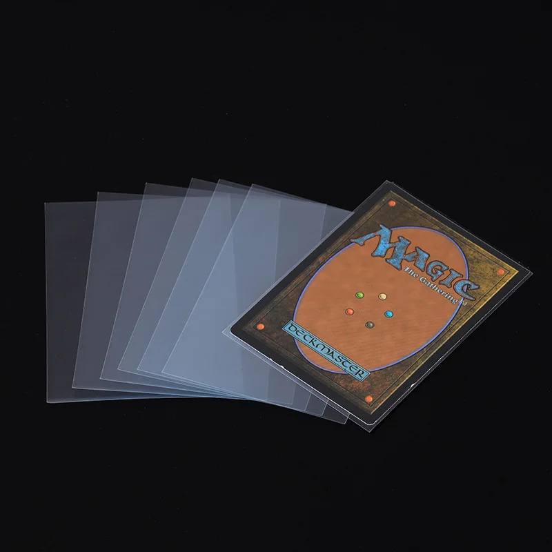 

100pcs Card Sleeves Magic Board Game Tarot Three Kingdoms Poker Cards Protector Board Game Card Sleeves