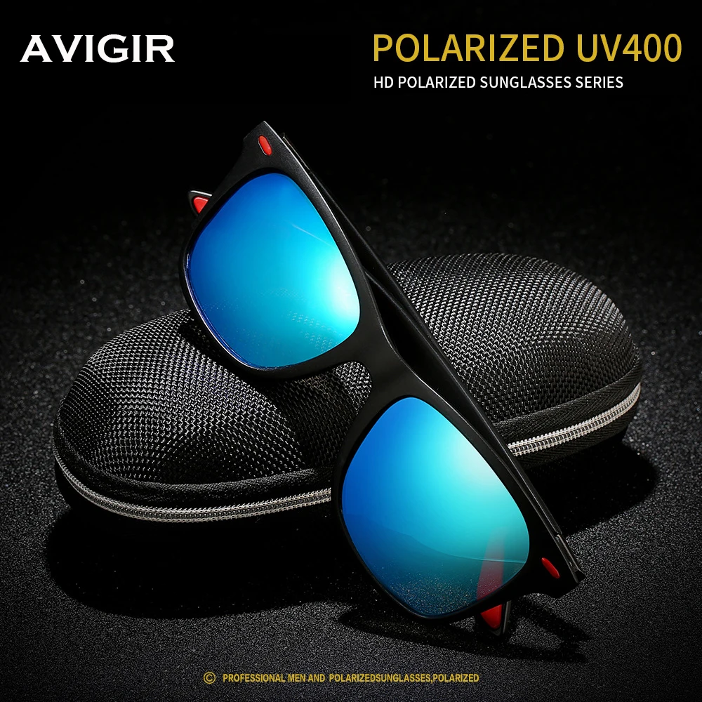 

Avigir Designer 400 Polarized Sunglasses For Men Women 2021 Vintage Square Car Driving Male Sun Glasses Oculos De Sol Masculino