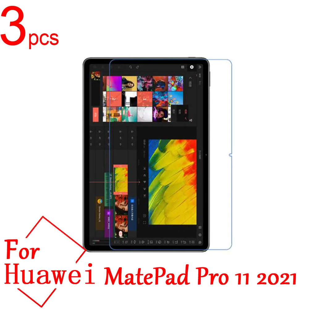 

Защитная пленка для ЖК-экрана Huawei MatePad pro 11, 12,6, 2021, 3 шт./лот, Ультра прозрачная/матовая/нано-защита