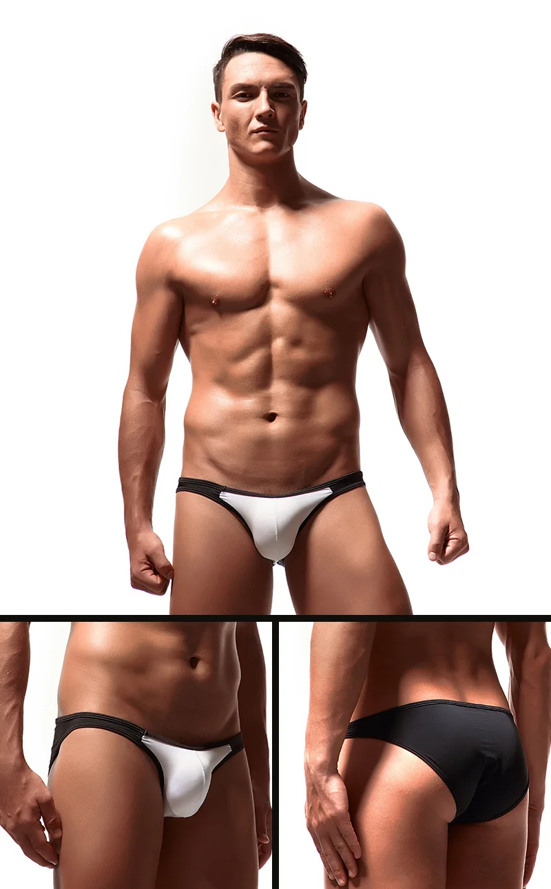 Мужское пикантное нижнее белье U образное Выпуклое ультратонкое с заниженной