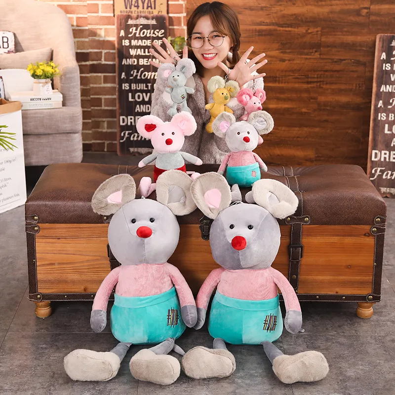 

High-quality mouse dolls, dolls, cute girls, dolls, mice, plush toys, gifts, pudding mice, playfulness