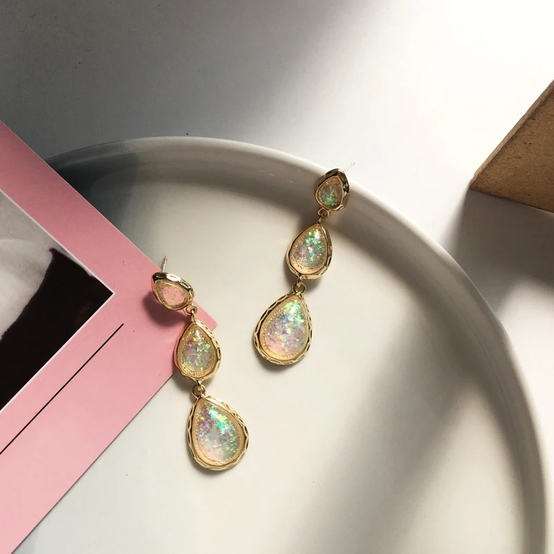 Новые темпераментные длинные висячие серьги в Корейском стиле для женщин