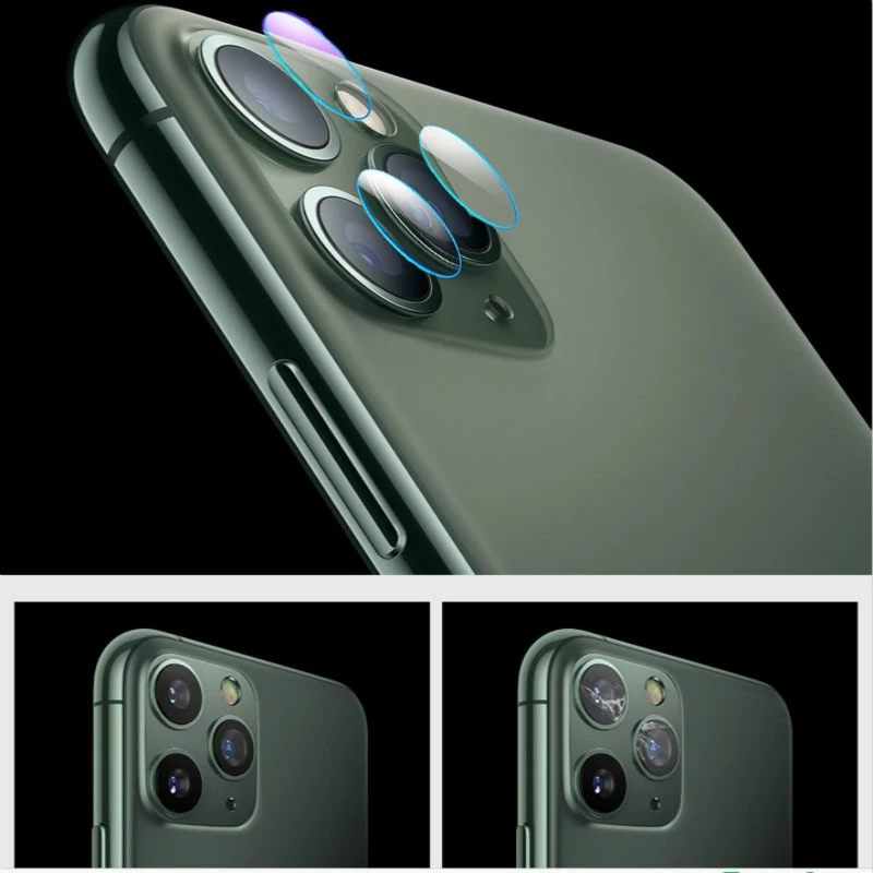 9H Защитная пленка для экрана iPhone 11 Pro MAX металлическое защитное кольцо объектива