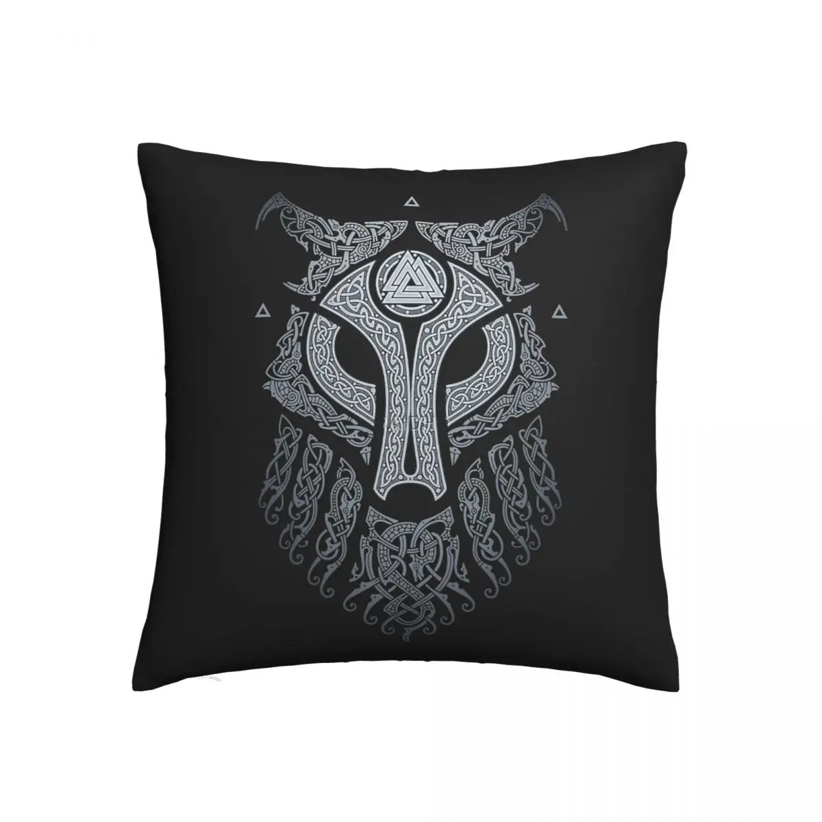 

Viking Nordic Mythology Tattoo Pillowcase Polyester Cushion Cover Mystic Psychedelic Throw Pillow Case Cover Home Drop Shipping