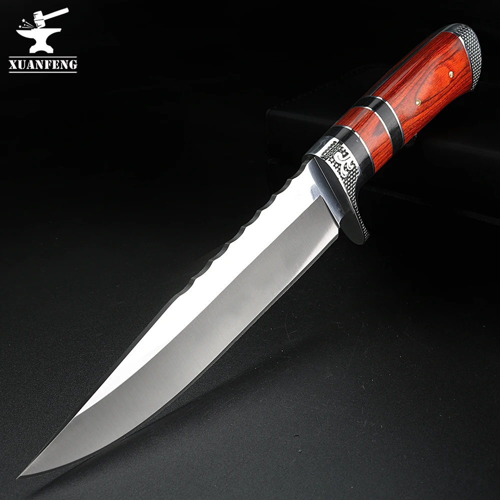 

High quality outdoor knife camping multifunctional hunting knife high hardness survival knife straight knife Fixed Blade knife