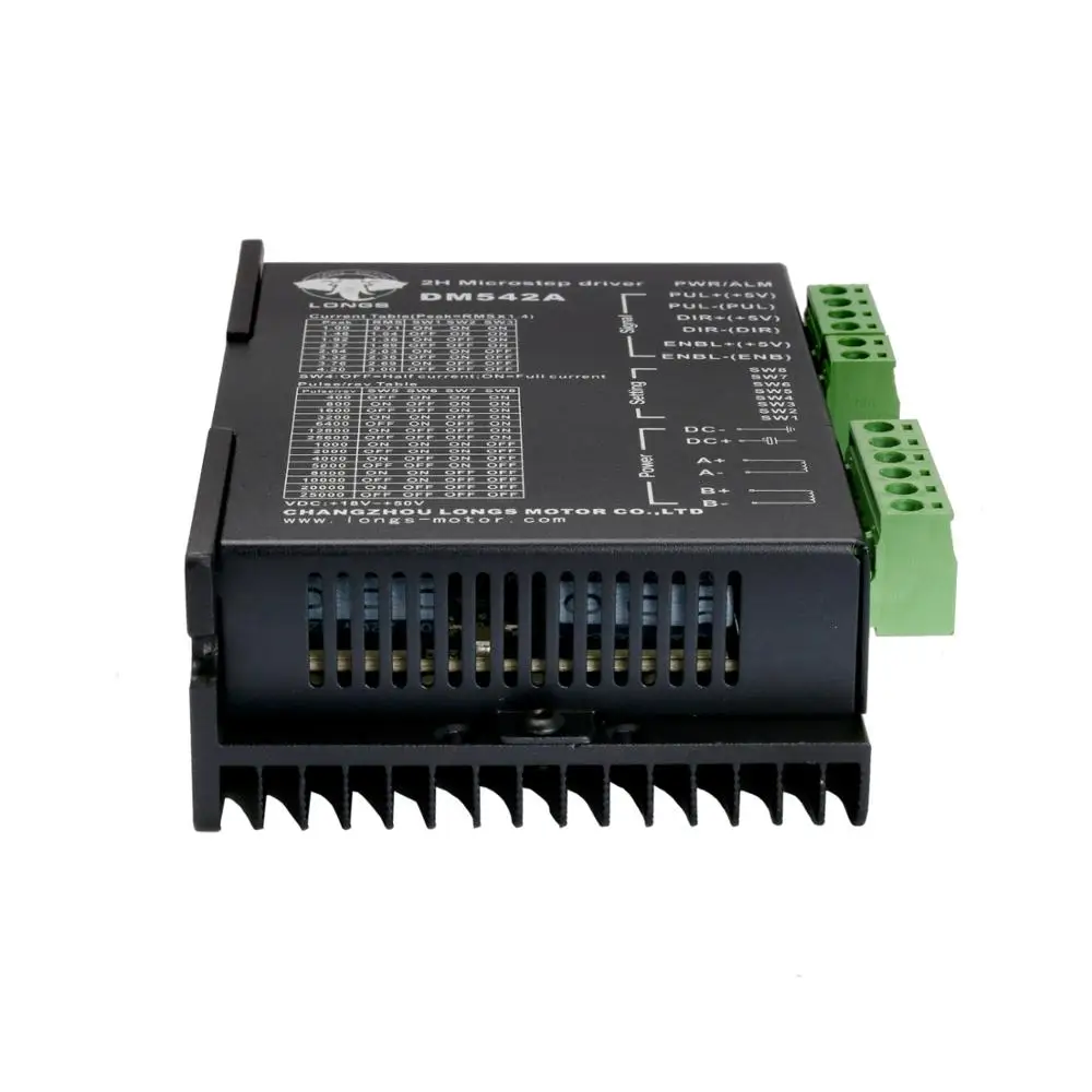 3-осевой Драйвер шагового двигателя DM542A peak4.2A 128 micsteps для Nema 17 23 и поломки DB25 LONGS |