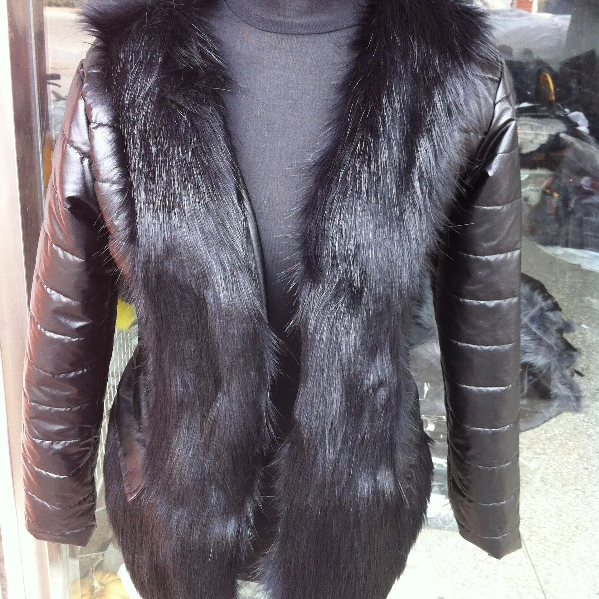 Black Fur Coat Female Autumn Winter 2020 Women's Imitation Fox Fur Coat Women Fur Thick Imitation Fur Mujer Outwear Ladies B8