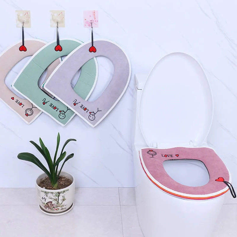 2 предмета в комплекте сиденье для унитаза Подушка сиденья крышка Pullable Туалетная