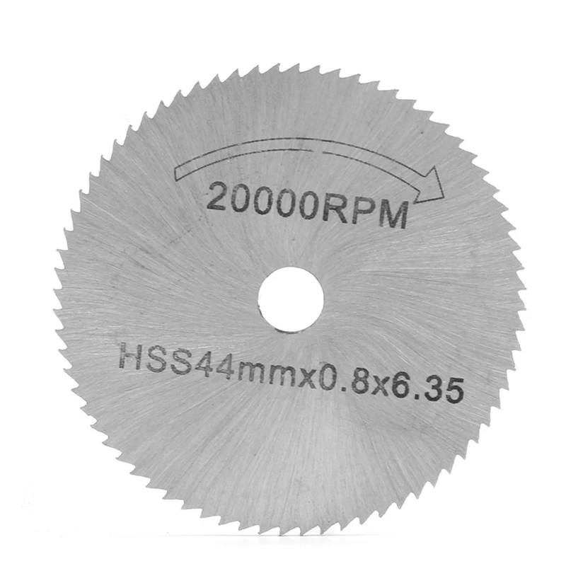 

44MM HSS Cutting Disc Grinder Cutoff Circular Saw Rotary Blades Tool + Rod S08 Wholesale&DropShip