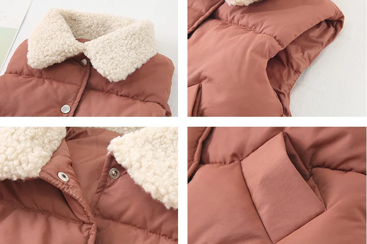 Детский модный жилет из ягненка и хлопка | Мать ребенок