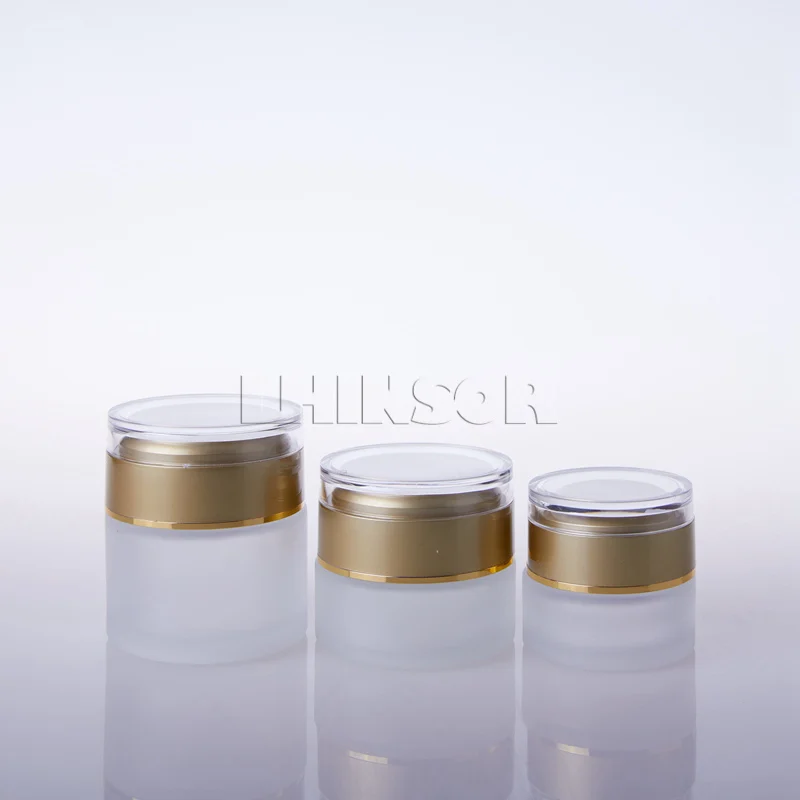 5 шт./лот хорошая цена 20 г 30 50 матовая стеклянная банка для крема пустой контейнер