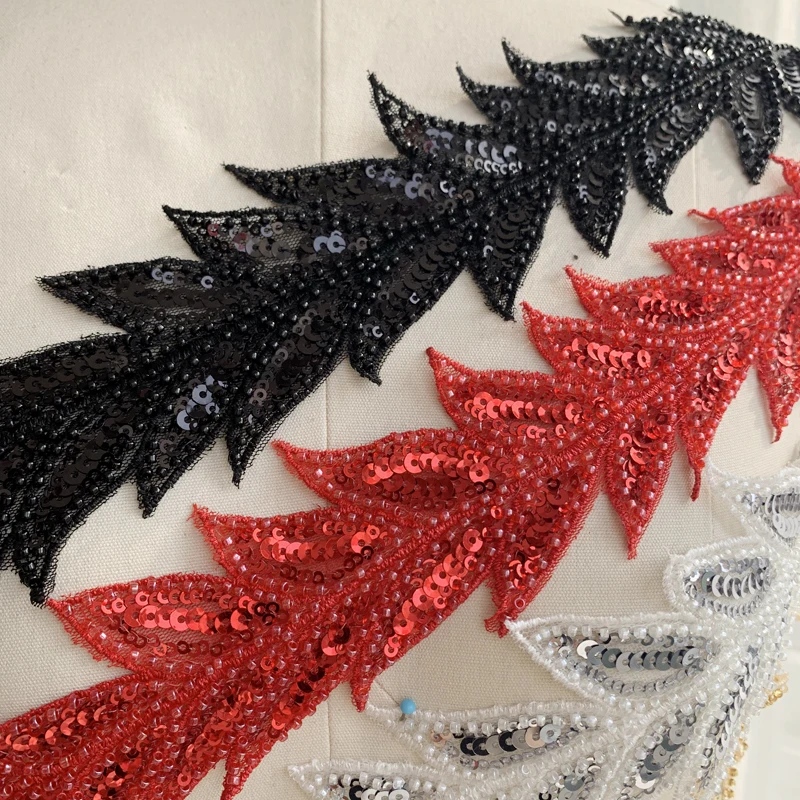 Новинка Ретро стиль Золотой лист вышивка бисером блестки пояс тиара свадебное