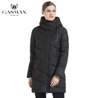 gasman 2021 fashion women hooded parka down winter brand for down jacket women winter thick overcoat women jacets and coat 18806