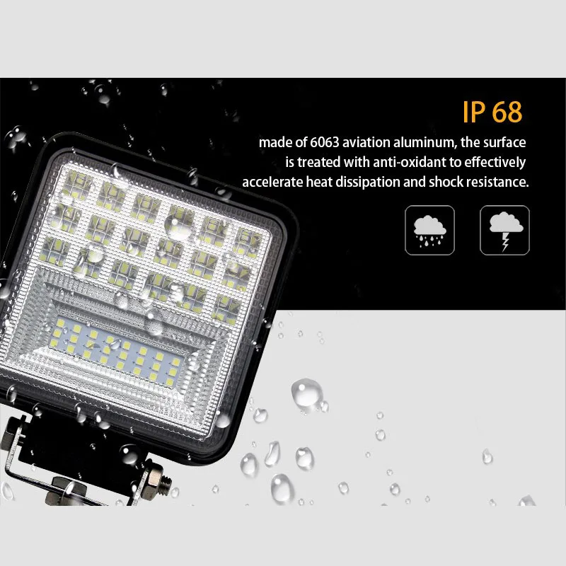 Светодиодные стручки 4-дюймовые прожекторы комбинированные рассеянные