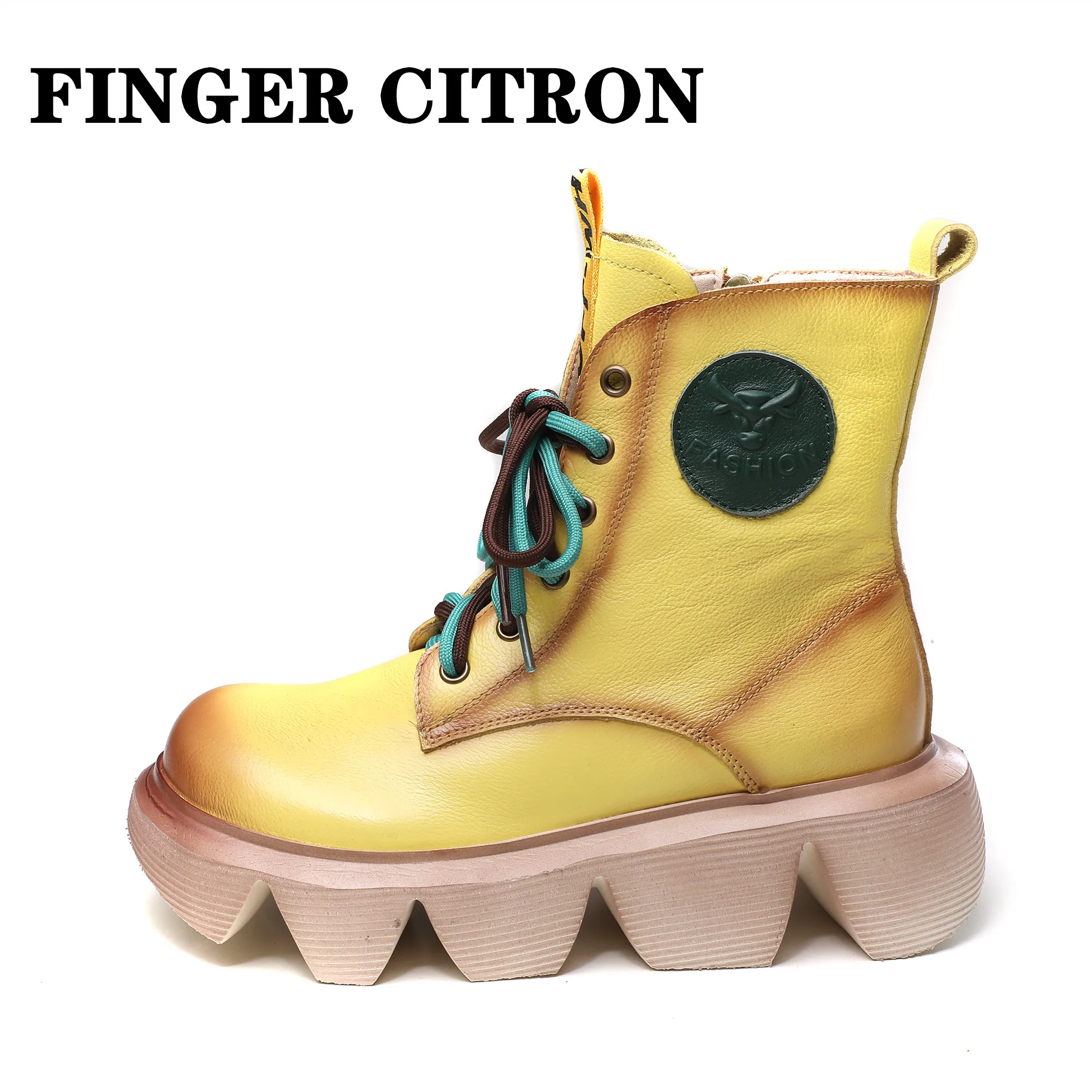 

Ботинки Челси женские из натуральной коровьей кожи, на платформе, ПВХ, ручной работы, размер 35-40