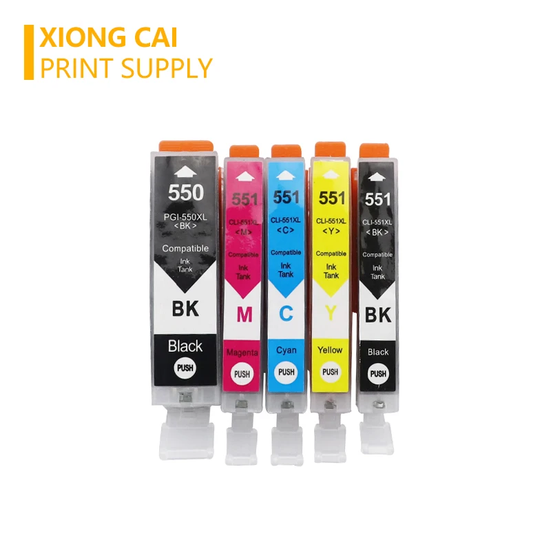 PGI550 550 CLI551 чернильные картриджи для Canon PGI CLI 551 PIXMA IP7250 MG5450 MX925 MG5550 MG6450 MG5650 MG6650 MX725|ink